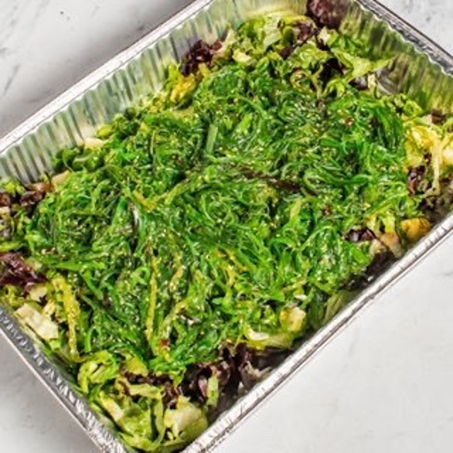 Seaweed Salad Tray.