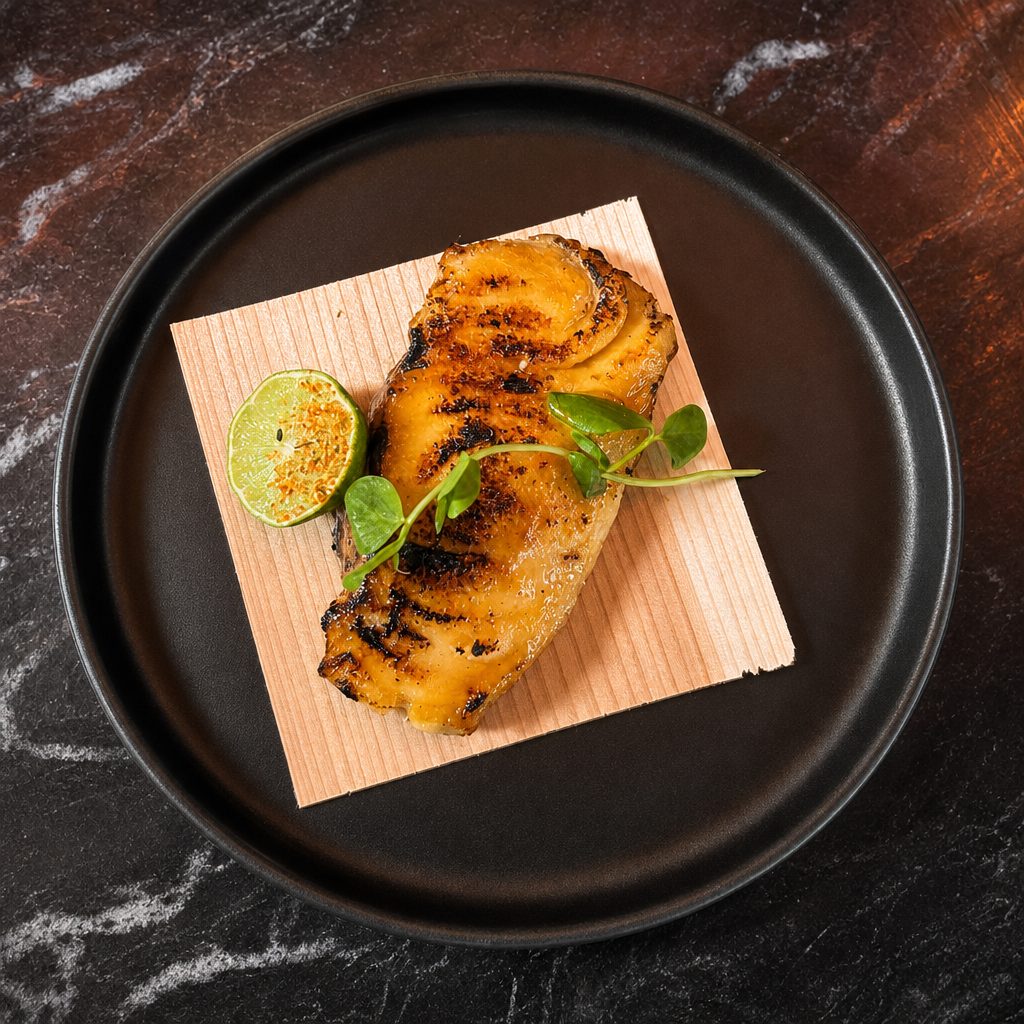 Seabass Robata-Grilled.