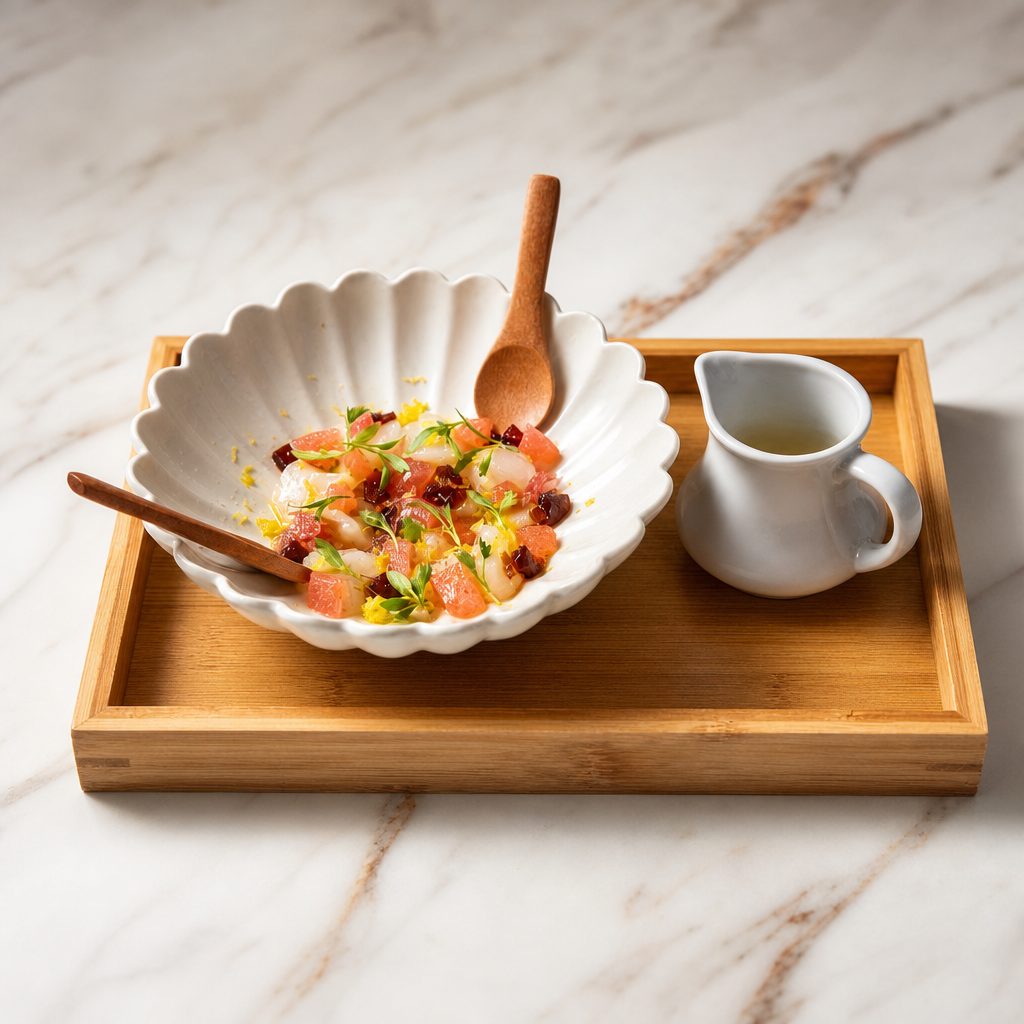 Scallop Crudo.