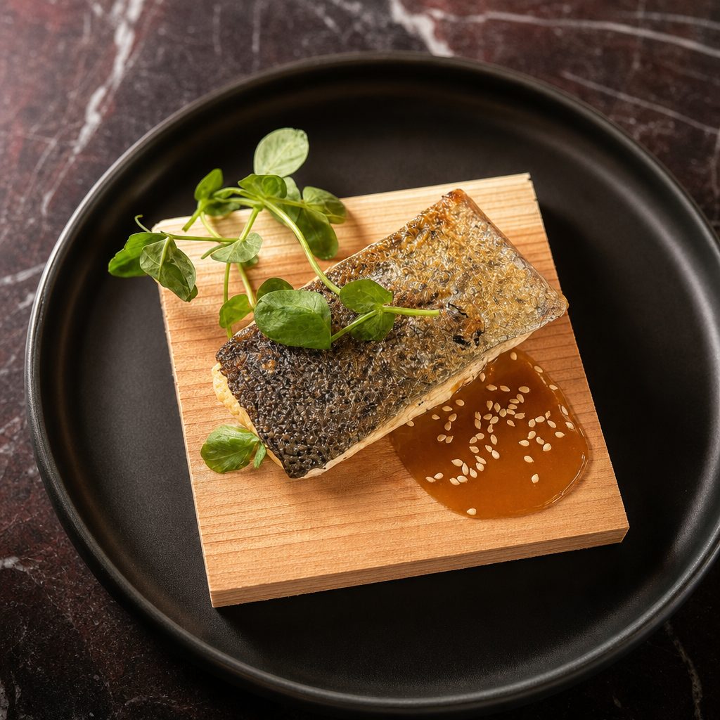 Salmon Robata-Grilled.