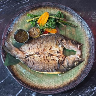 Grilled Dry-Aged Spanish Branzino
